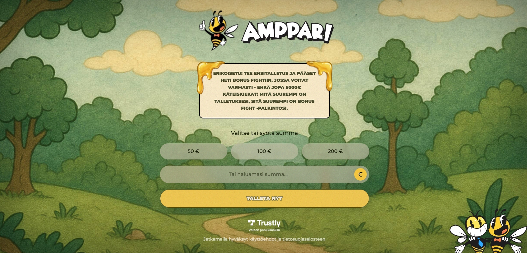 Ampparin maksutavat