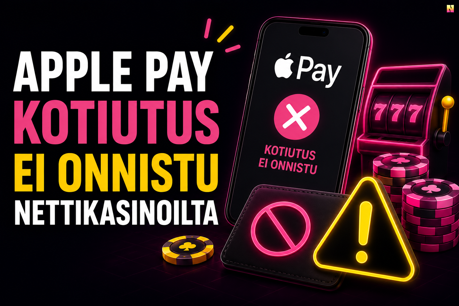 Apple Pay kotiutus nettikasinolta