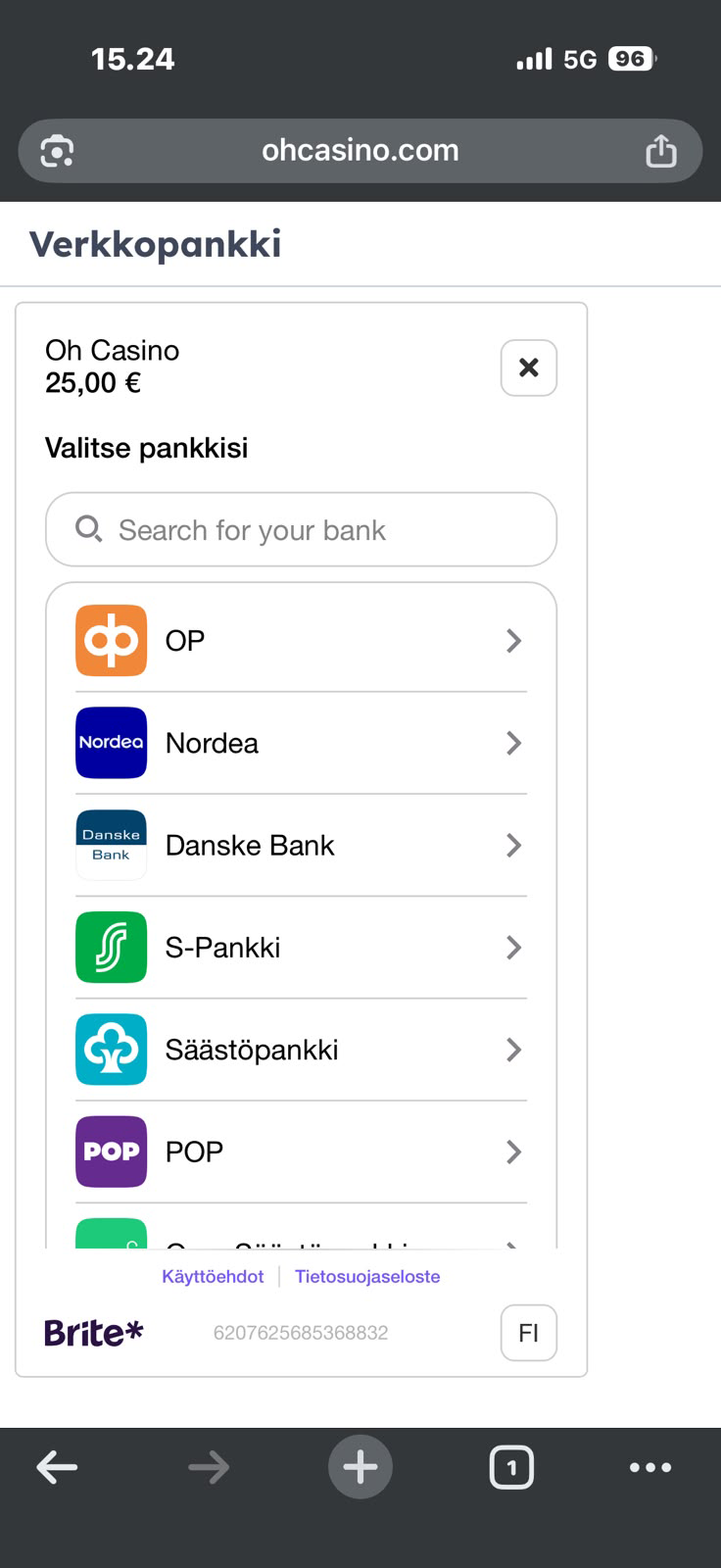 Brite pankin valinta