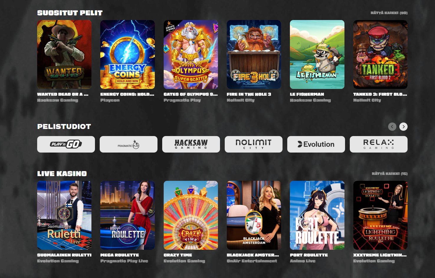Douppi Casinon pelejä