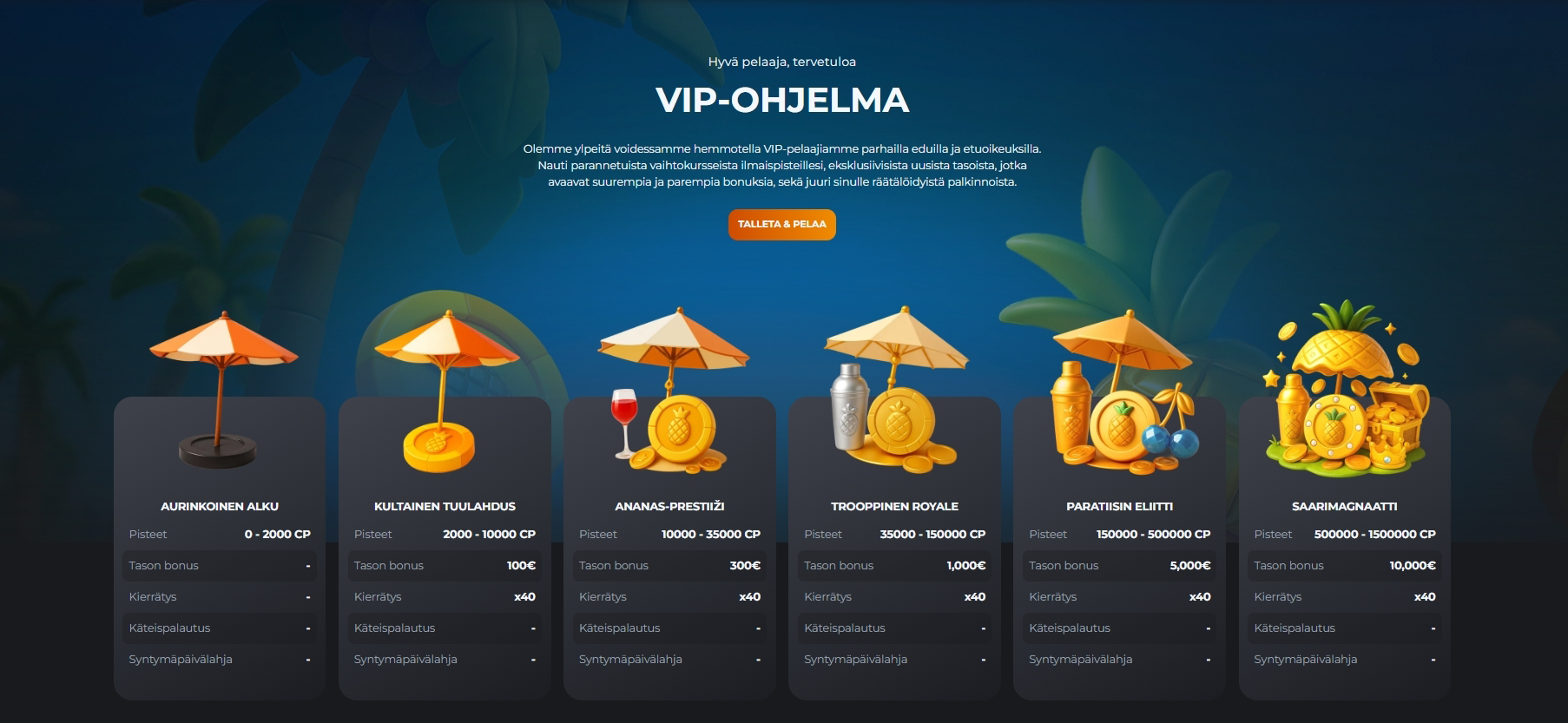 HupiSlots VIP