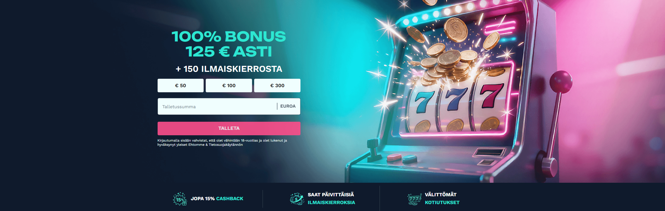 Uudistettu Jack Burst Casino bonus