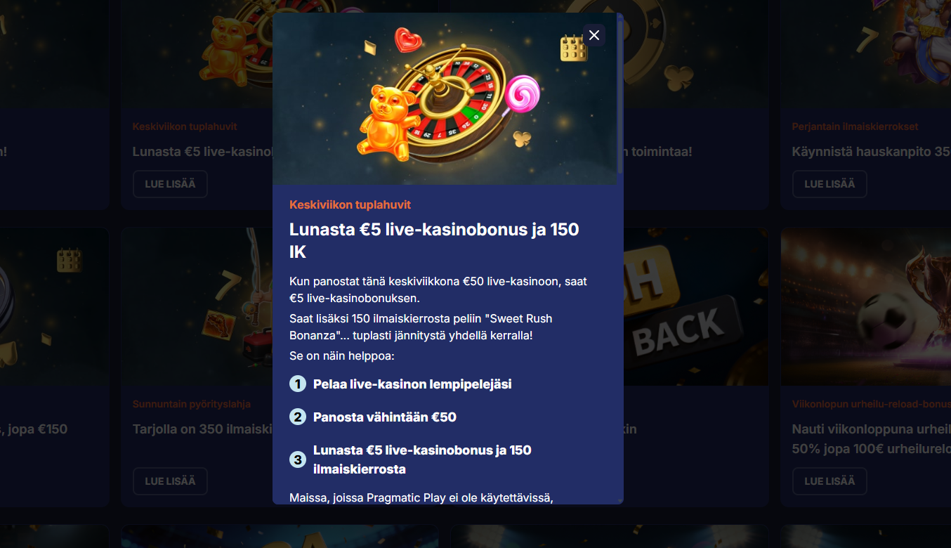 5 euron live kasino reload bonus Slots Hopperilla