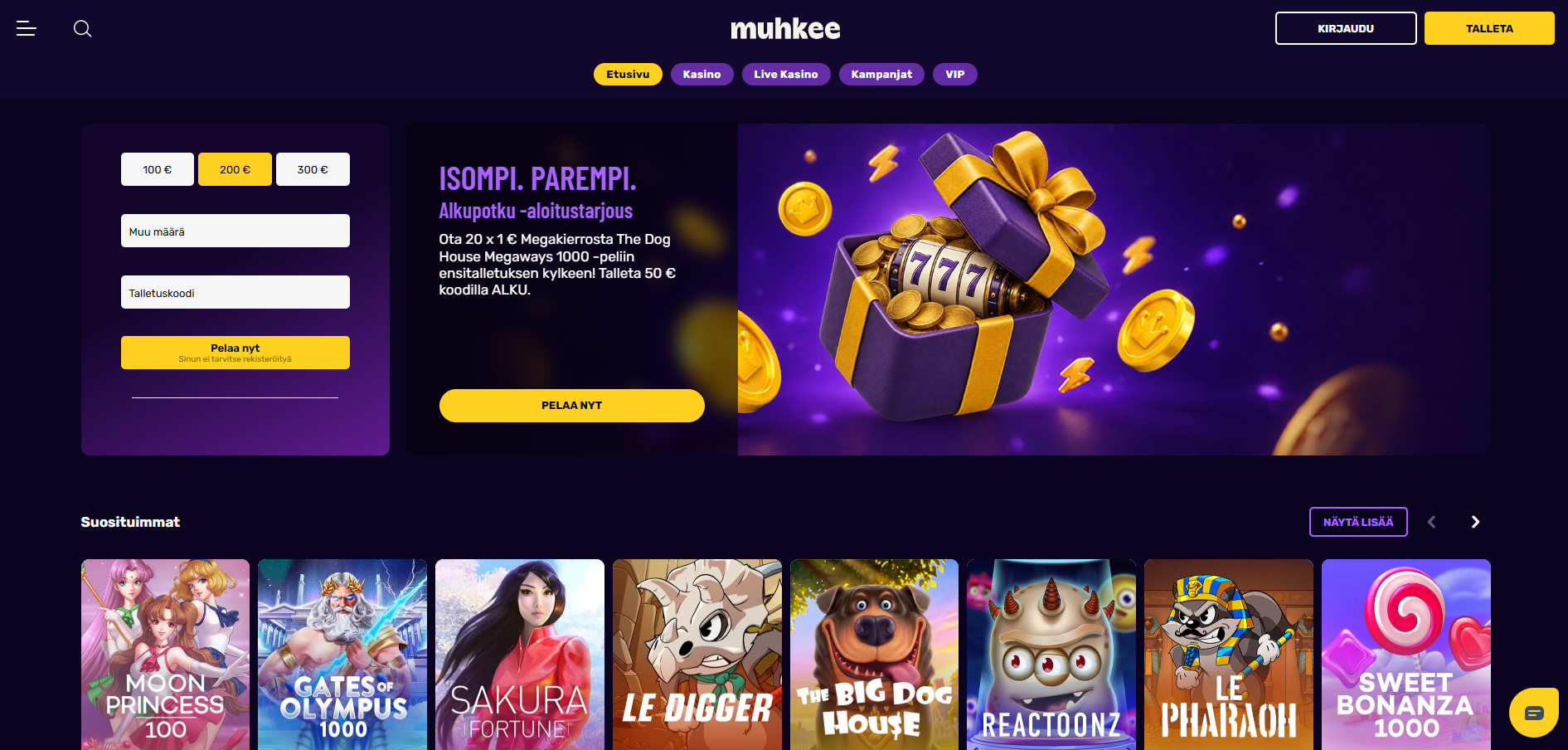 Muhkee on mielestämme paras Zimpler kasino