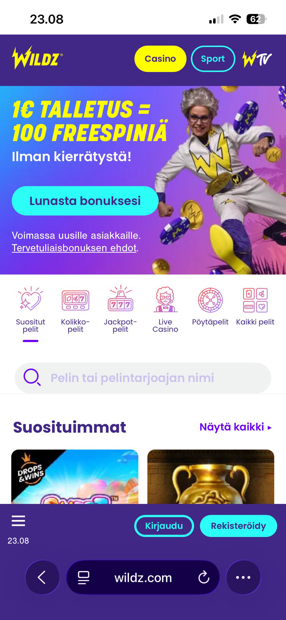 Osuuspankki kasino etusivu
