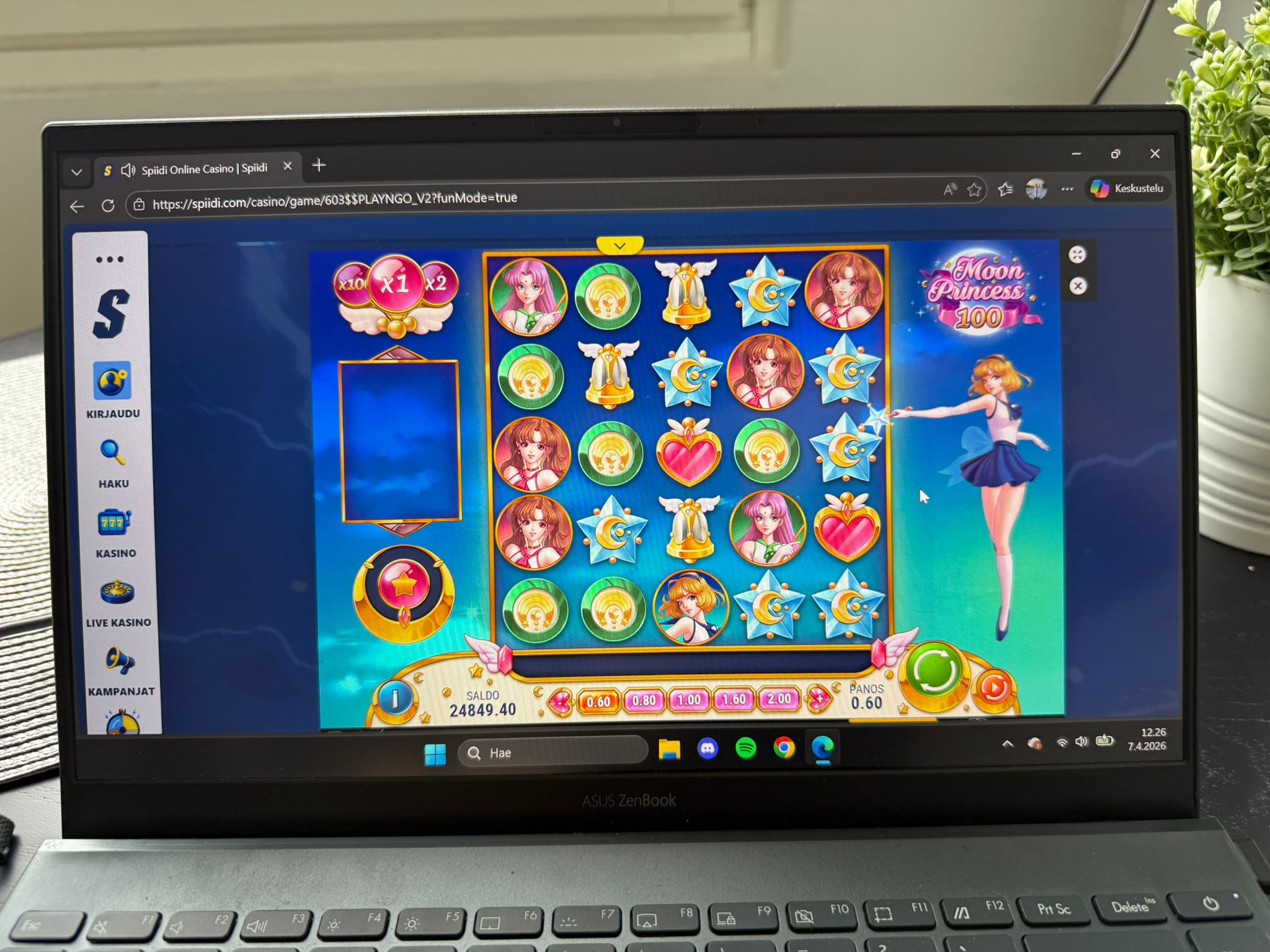 Uudella Spiidi Casinolla on laadukas pelivalikoima